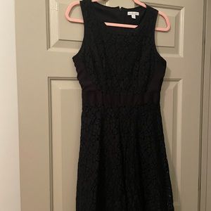 Black lace dress